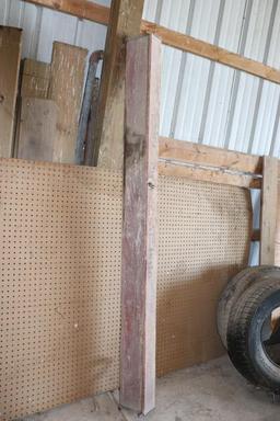 ANTIQUE CEDAR BOX FOR GRAIN DRILL
