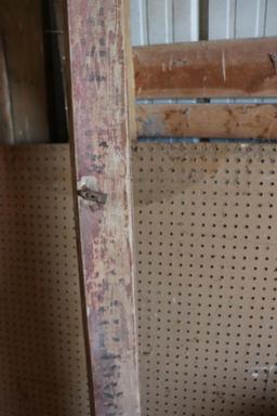 ANTIQUE CEDAR BOX FOR GRAIN DRILL