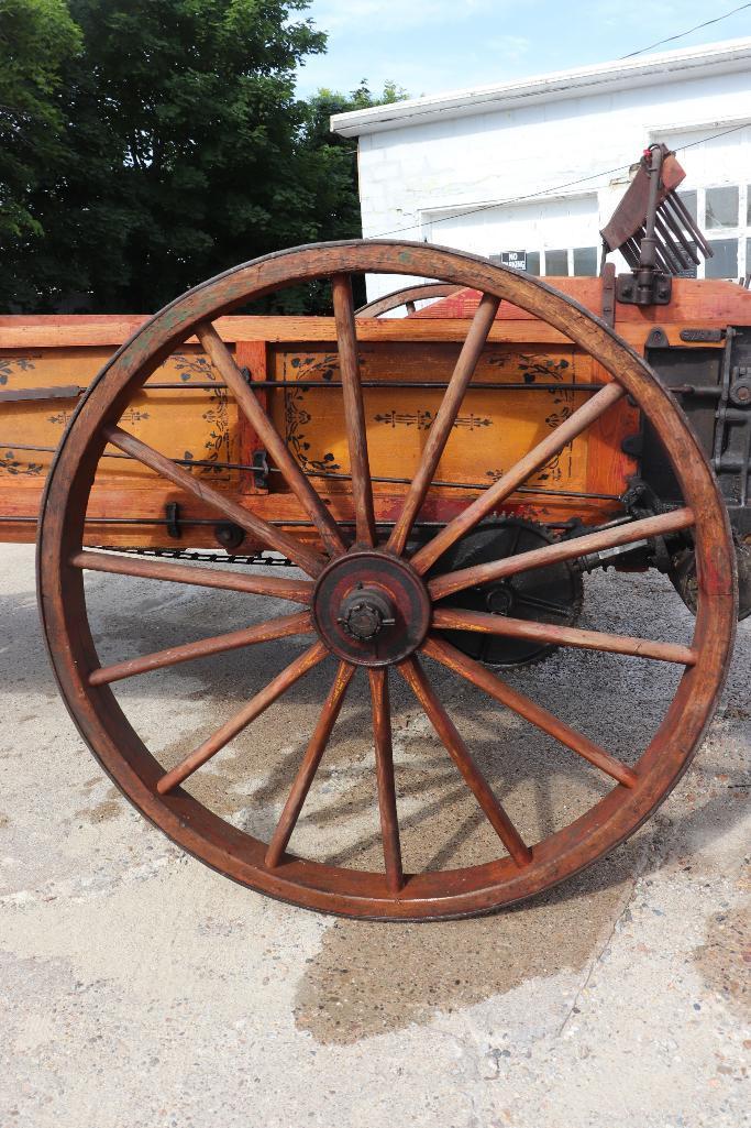 VERY EARLY 1900S KEMP AND BURPEE SUCCESS NO. 3 WOODEN MANURE SPREADER