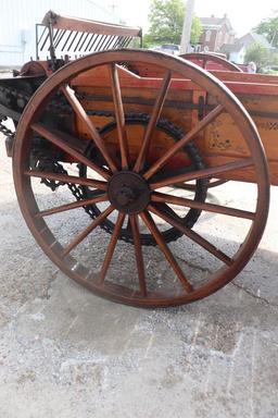 VERY EARLY 1900S KEMP AND BURPEE SUCCESS NO. 3 WOODEN MANURE SPREADER