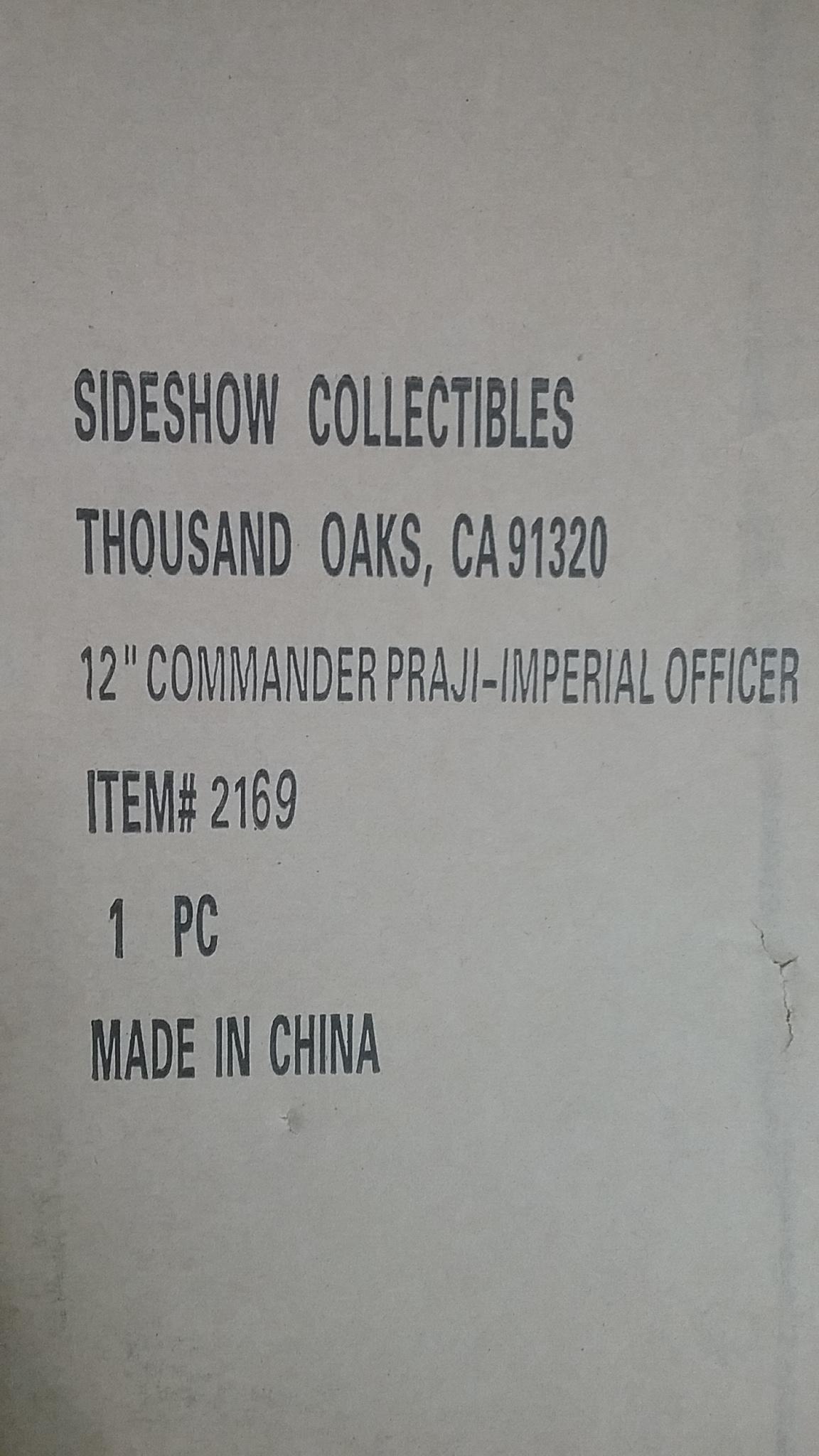 Sideshow Commander Praji Imperial Officer