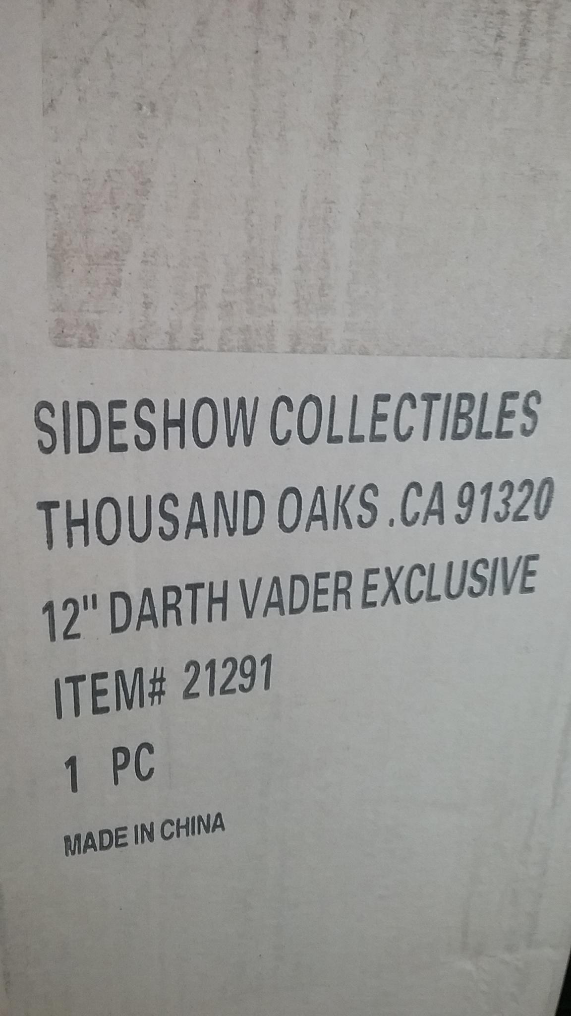 Sideshow Darth Vader