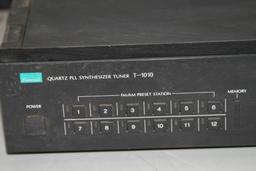 Sansui Quartz PLL Synthesizer Stereo Tuner T-1010 Powers on