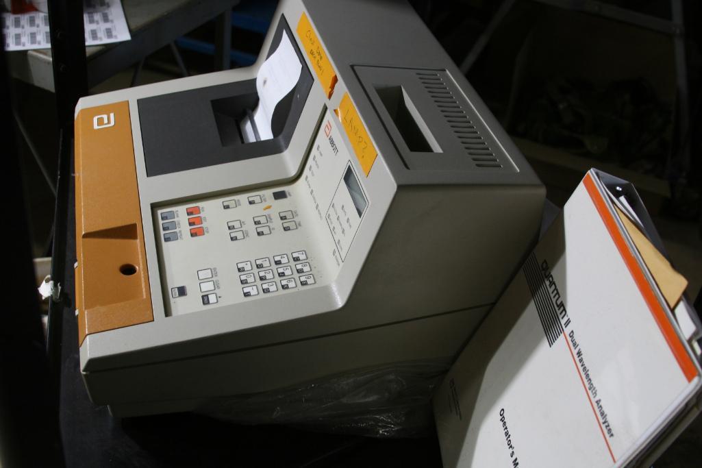 Quantum II Dual Wavelength Analyser II includes Operating Manual