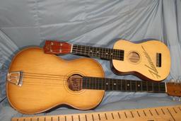 Acoustic Guitar and Ukulele