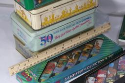 Assorted Camel Collections mini games, lighters, matchstick, cases etc