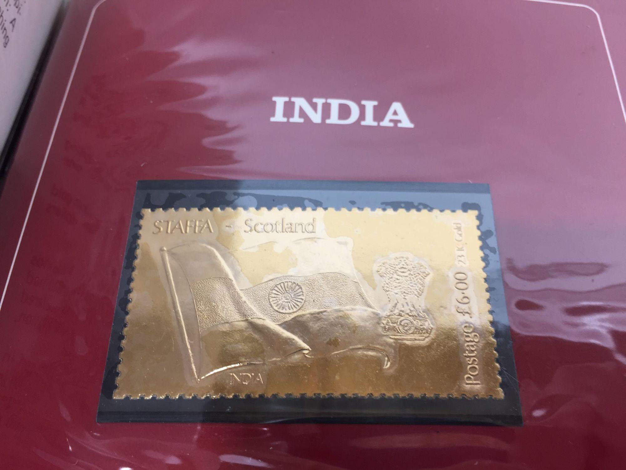 Special Commemorative Stamp Limited Edition in 23 Karat Gold