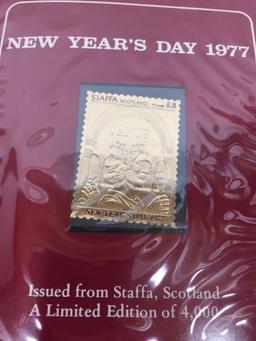 Special Commemorative Stamp Limited Edition in 23 Karat Gold