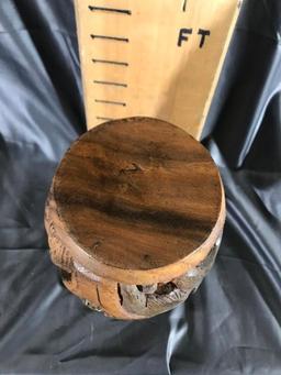 Hand carved African base
