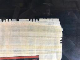 Framed art work- Papyrus Egyptian art