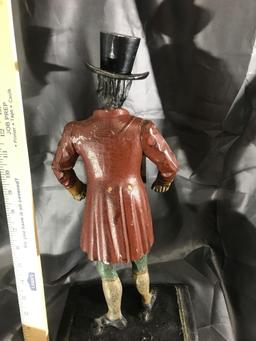 Metal Standing Man Clock