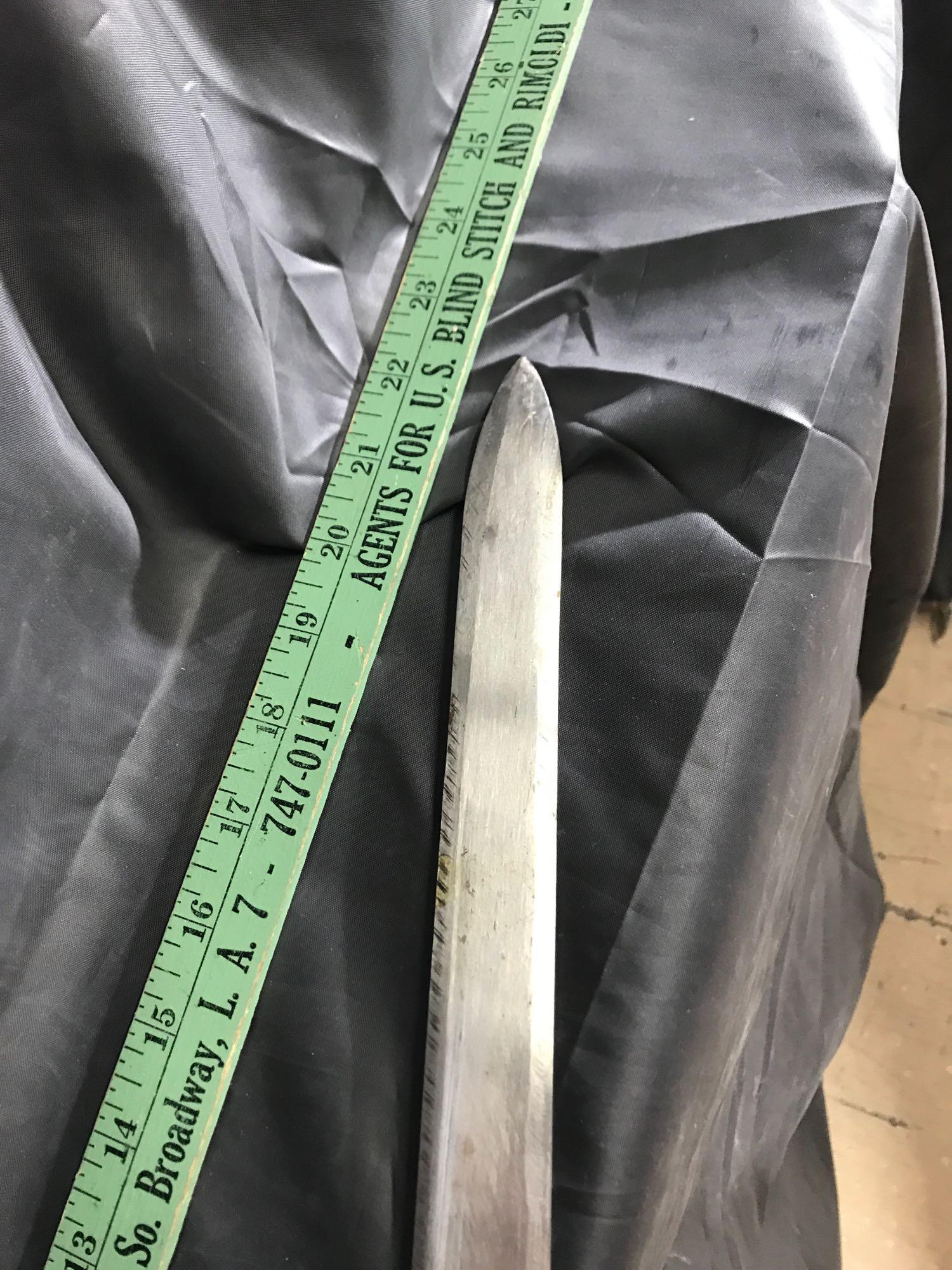 Toledo Sword Made in Spain Etching