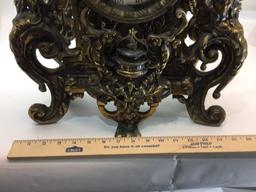 Very Large Brass Electric Clock