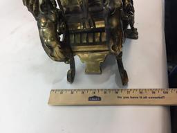 Very Large Brass Electric Clock