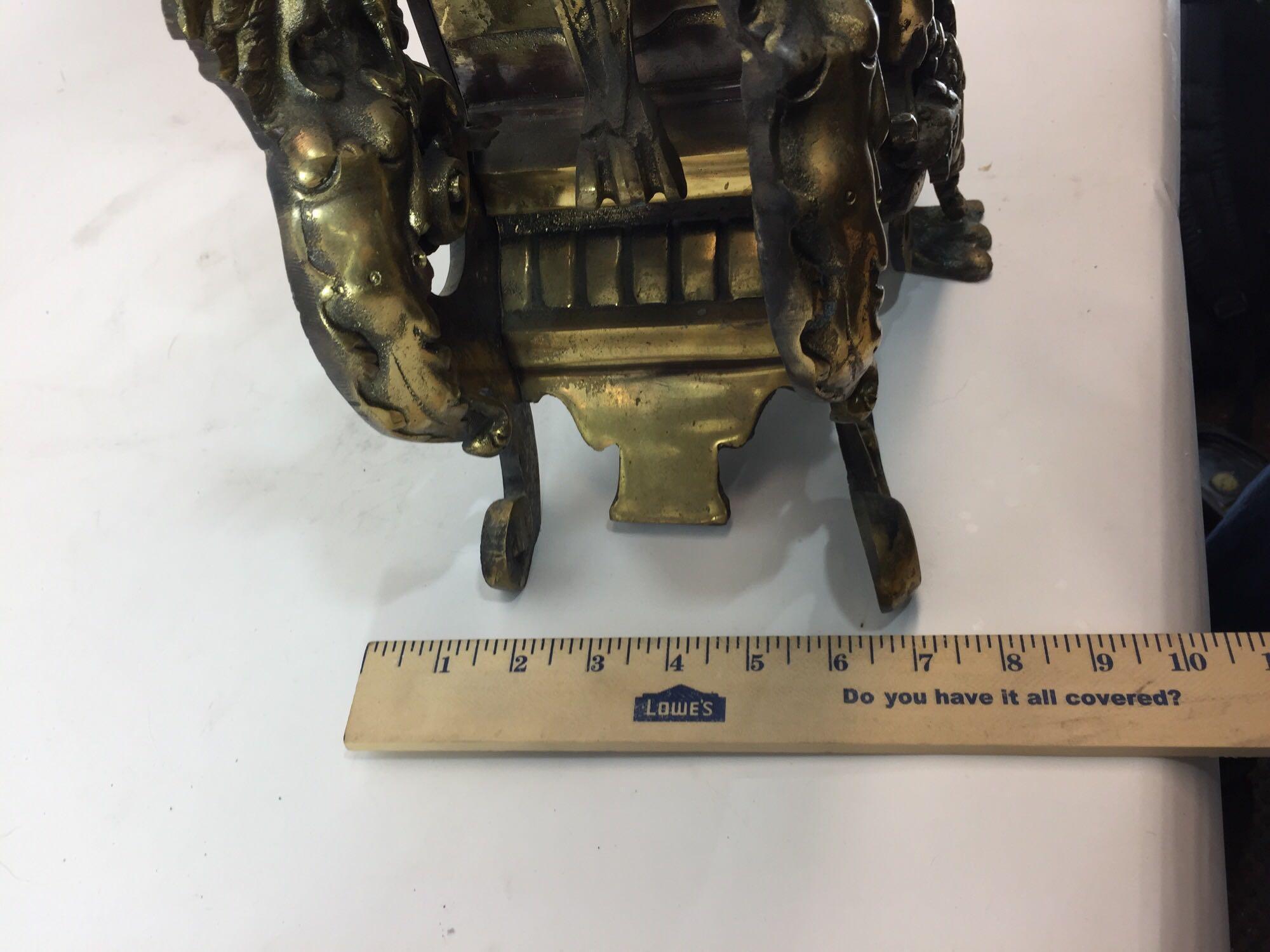 Very Large Brass Electric Clock