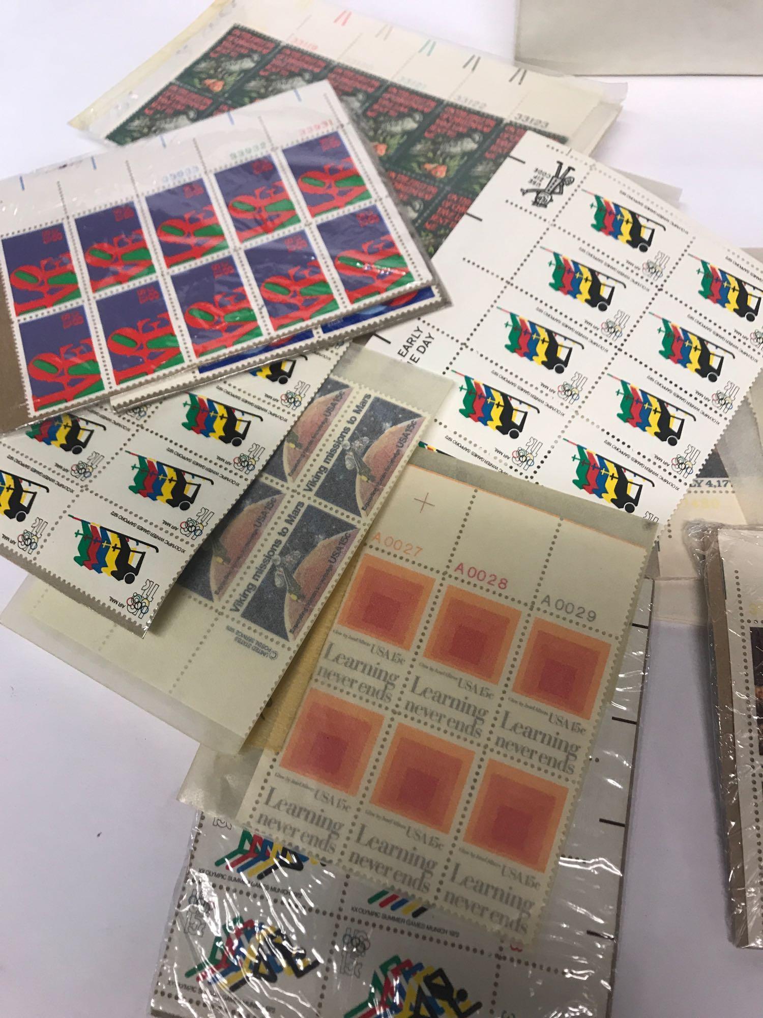 Various Size Blocks of Stamps
