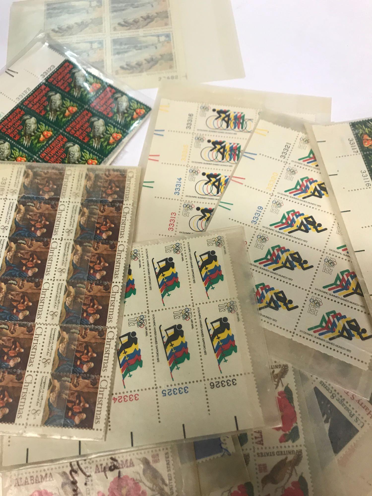 Various Size Blocks of Stamps