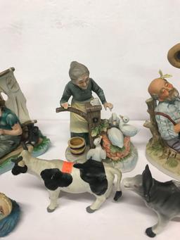 Box of Glassware Figurines