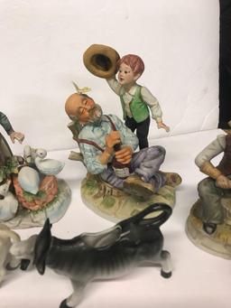 Box of Glassware Figurines