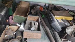 various tools 1/2 shelf Location: Rear Shop