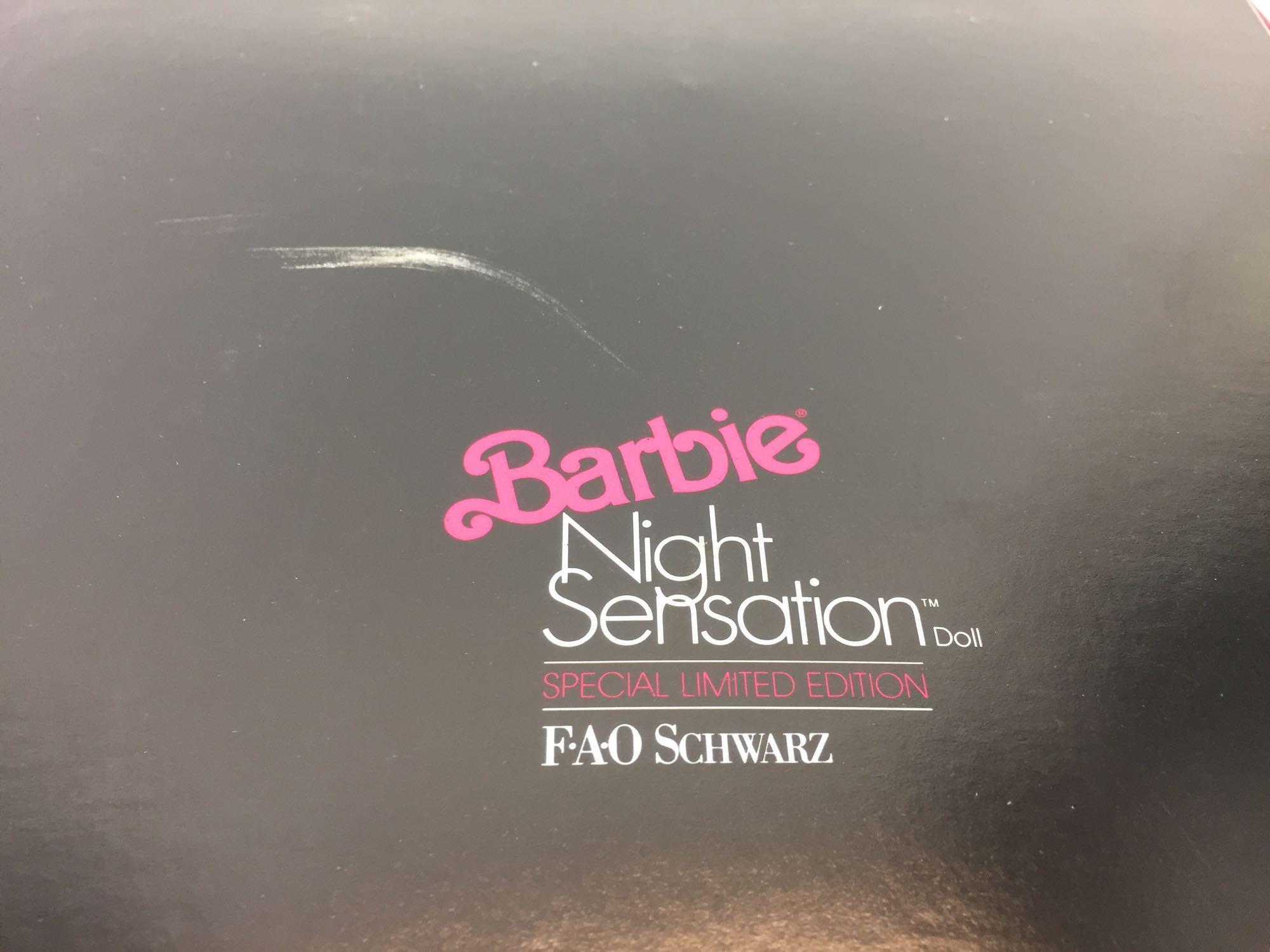 Barbie Night Sensation Special Limited Edition FAO Schwartz - In Original Packaging 14.5in Tall