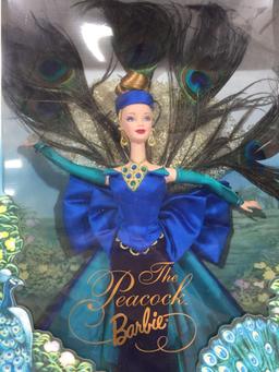 The Peacock Barbie - New in Box 16in Tall
