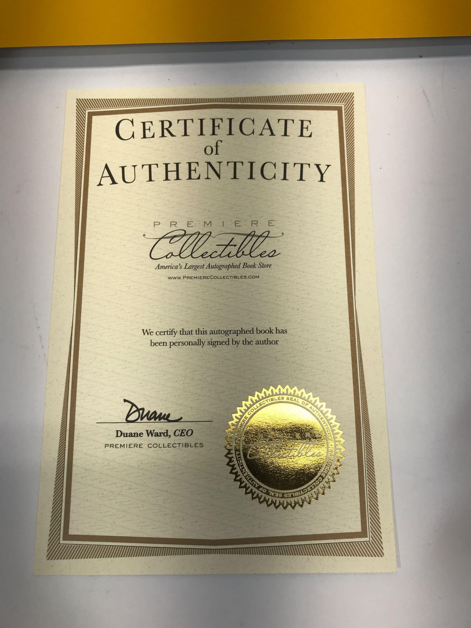 Rohan Marley Cookbook Signed COA