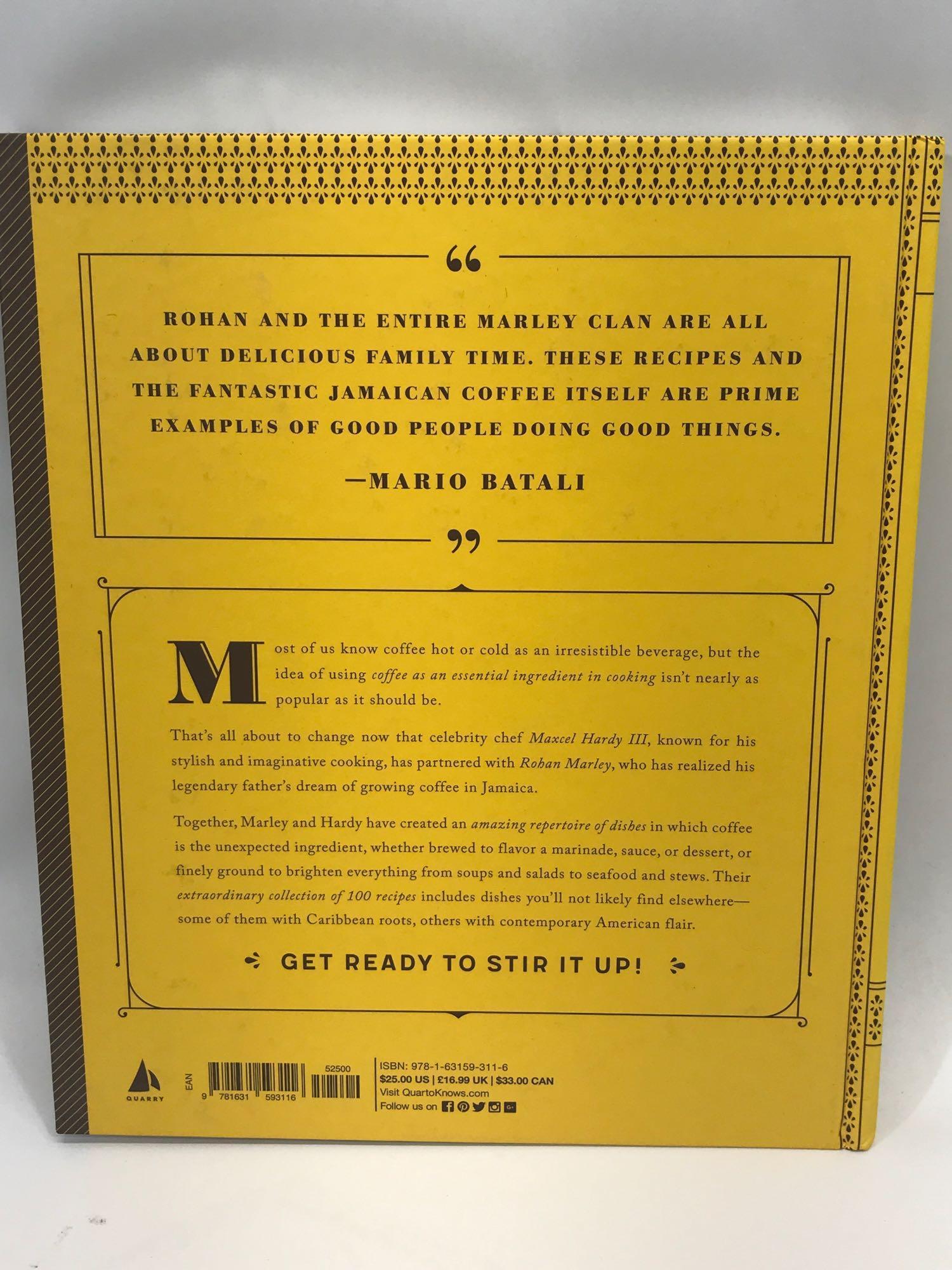 Rohan Marley Cookbook Signed COA