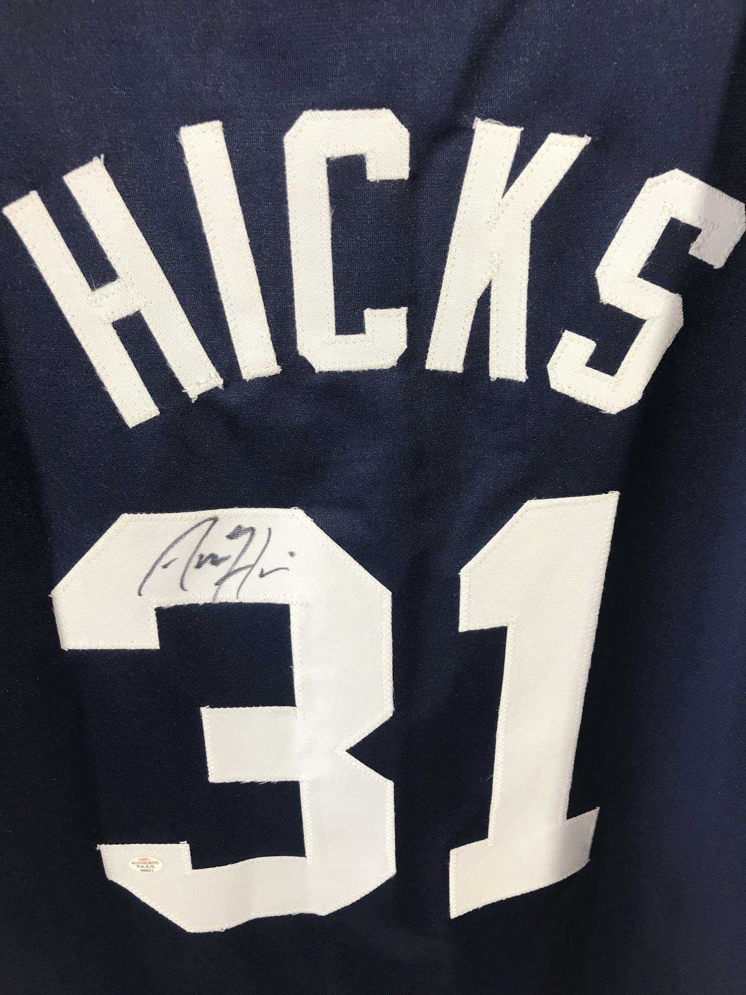 Aaron Hicks Yankees Signed Jersey COA