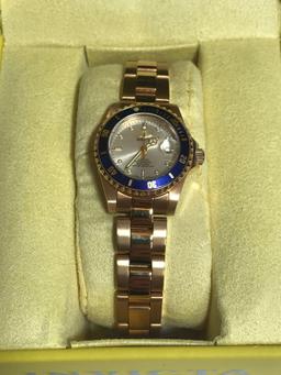 Invicta Womens Self Winding Clear Back Watch