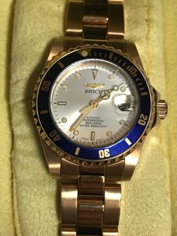 Invicta Womens Self Winding Clear Back Watch