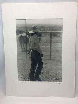 Douglas Kent Hall Trigg Ranch Hand Photo Signed