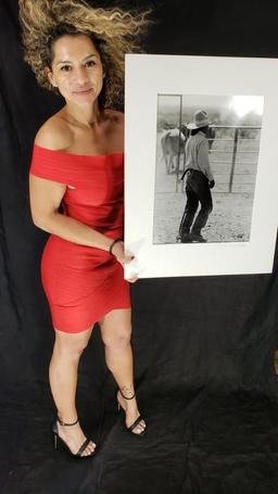 Douglas Kent Hall Trigg Ranch Hand Photo Signed