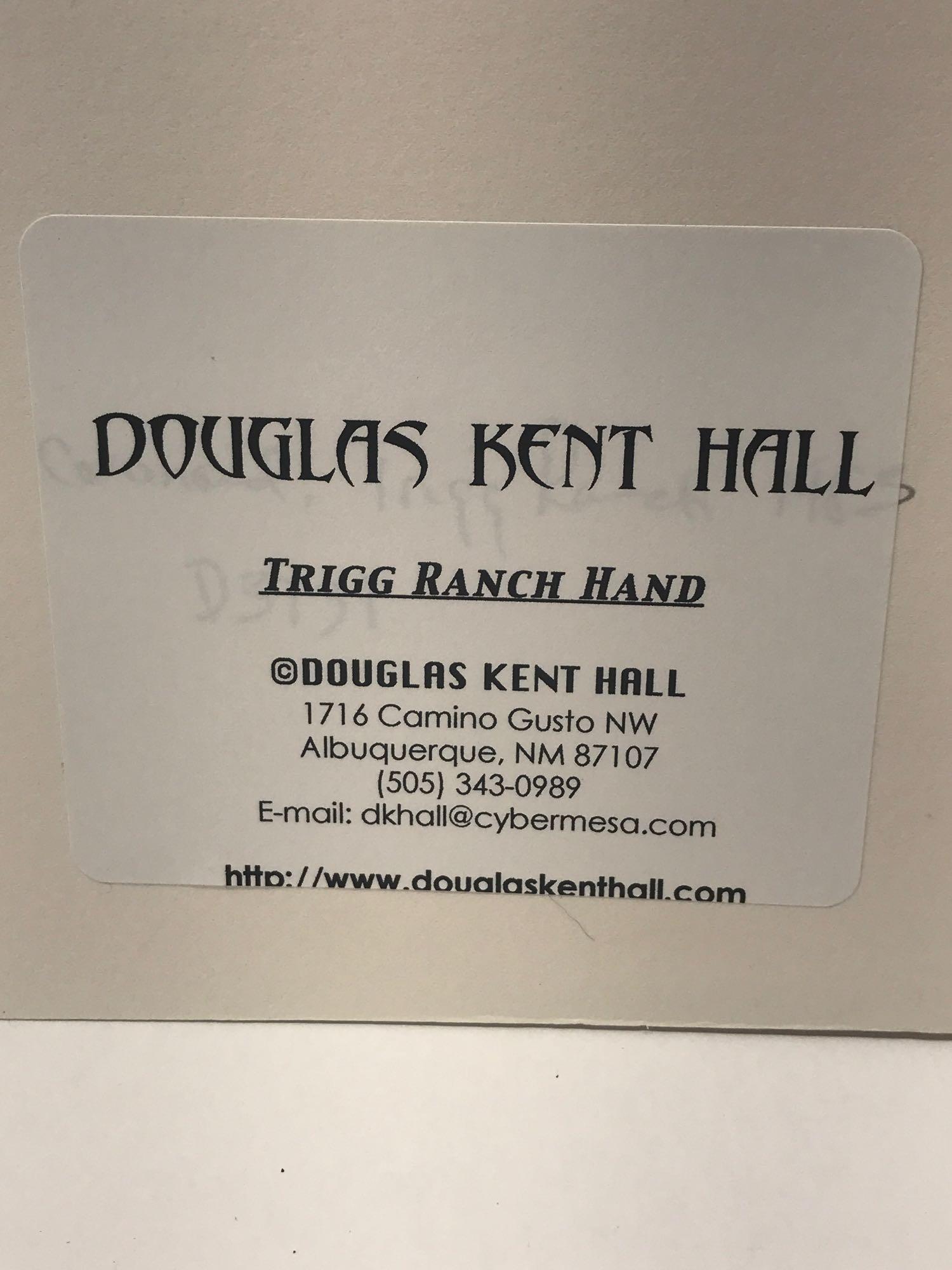Douglas Kent Hall Trigg Ranch Hand Photo Signed