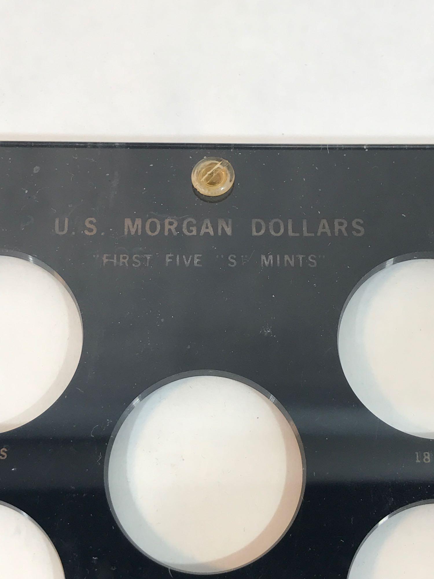 Acrylic Holders For Morgan Dollar Coins 4 Units