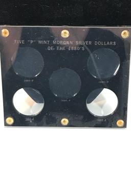 Acrylic Holders For Morgan Dollar Coins 4 Units