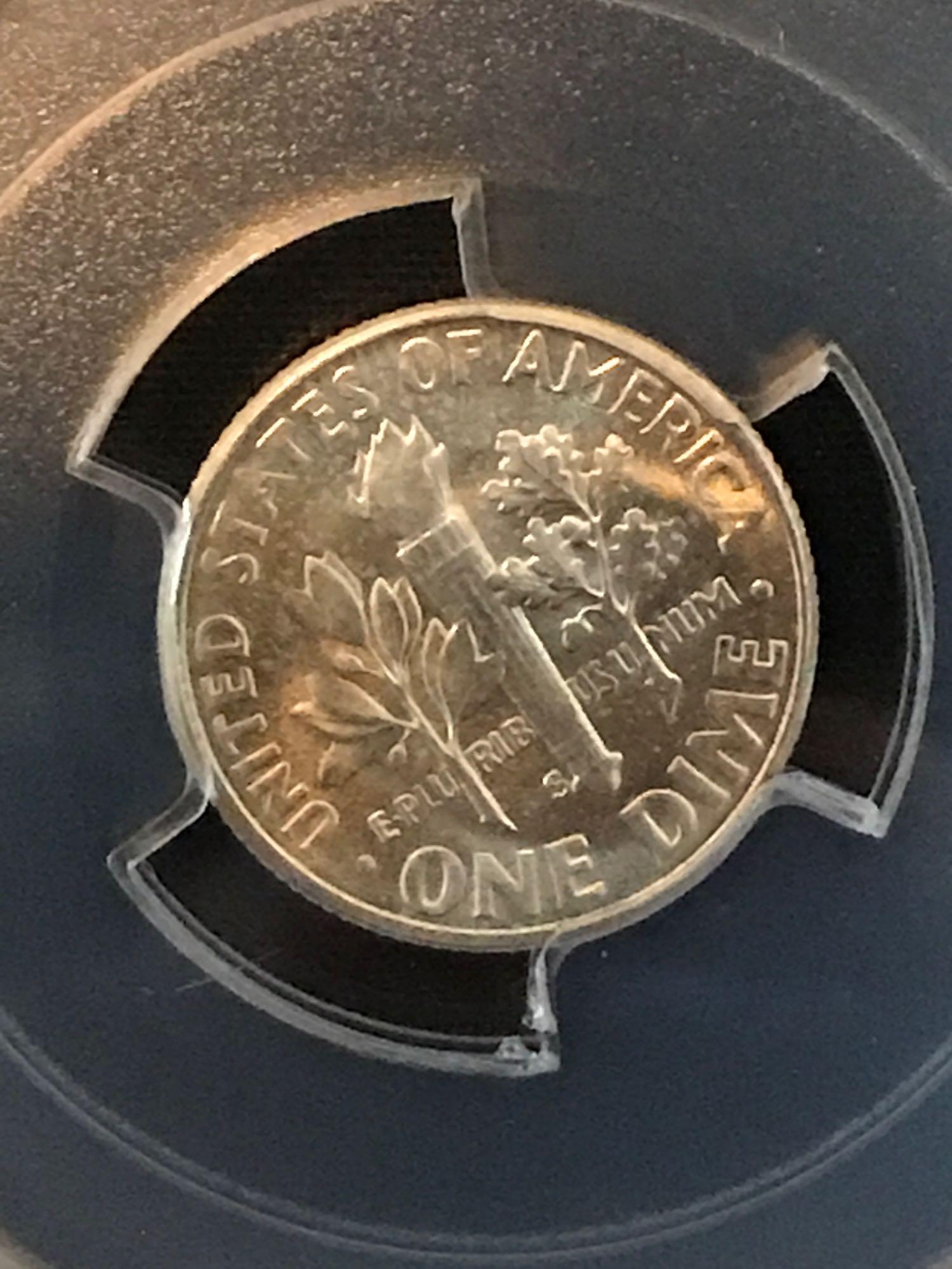 1953-S PCGS MS65 Dime 4 Units