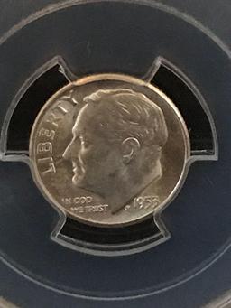 1953-S PCGS MS65 Dime 4 Units