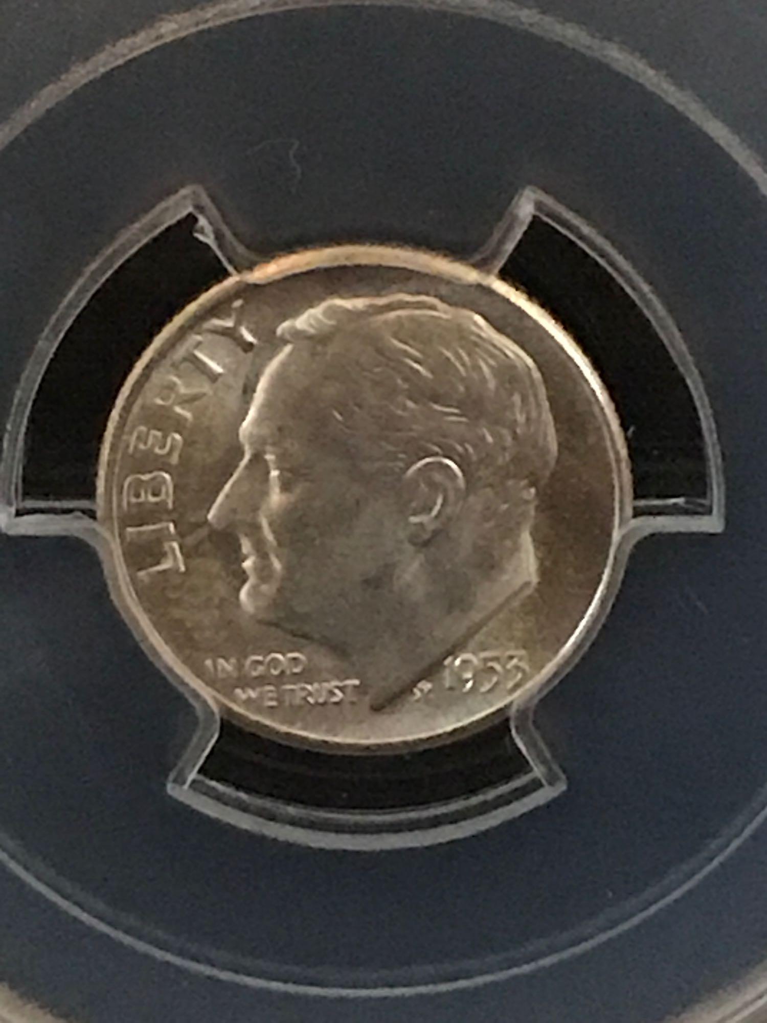 1953-S PCGS MS65 Dime 4 Units
