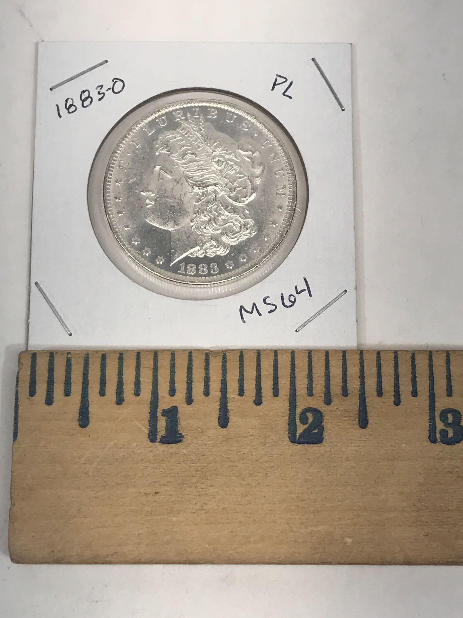 1883-O PL MS64 Morgan Silver Dollar