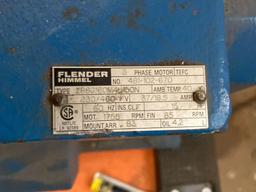 Flender Himmel motor 33in long 3ph 481-102-670 rm2