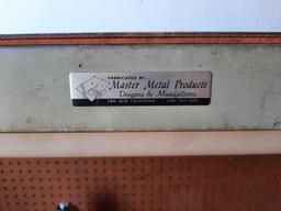 Master Metal Products Workbench with Electrical Outlets & Contents rm3