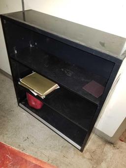 Wood Metal Cabinet Shelf 2 Units Rm7