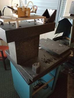 Laser Machine Granite Top On Wheels Rm7