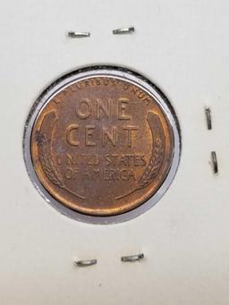 54D 55D 55P 57D BU Wheat Cent Lusterous 4 Units