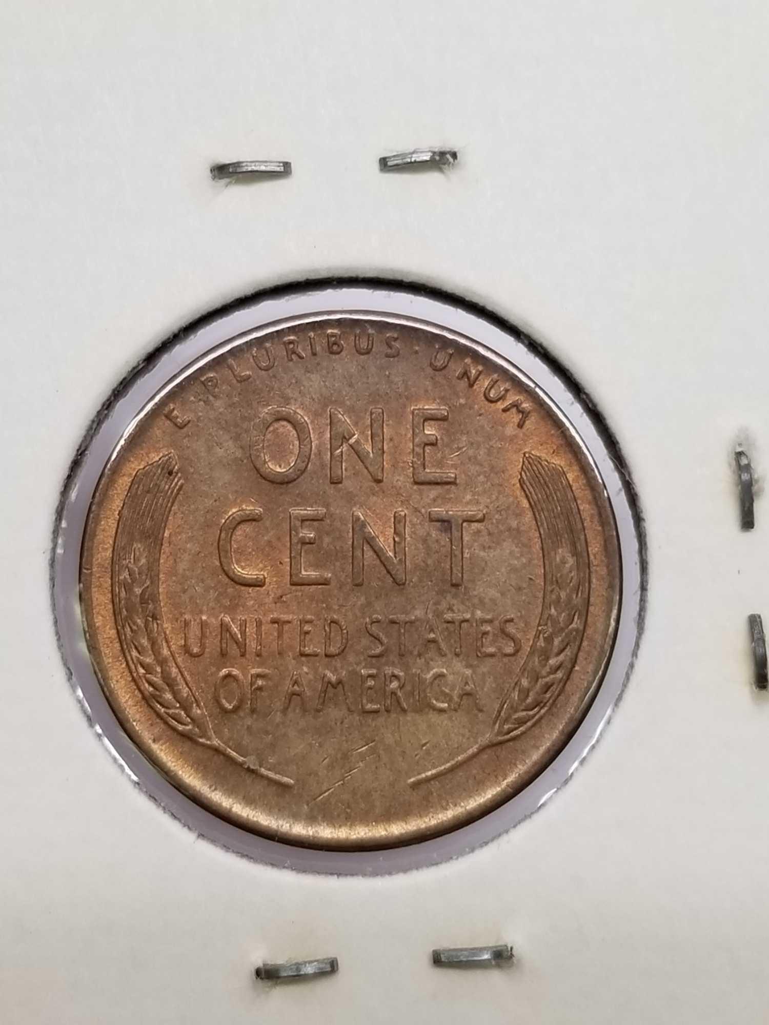 54D 55D 55P 57D BU Wheat Cent Lusterous 4 Units