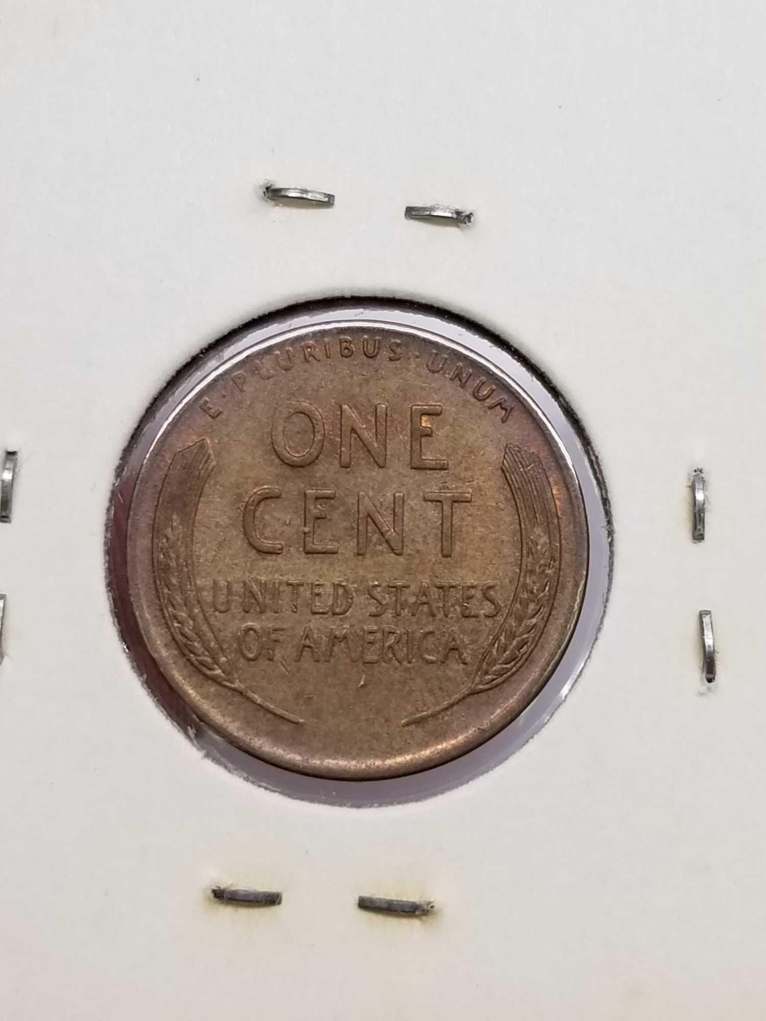 54D 55D 55P 57D BU Wheat Cent Lusterous 4 Units