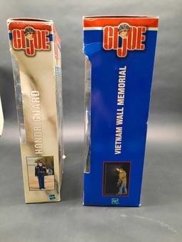 Gi Joe Honor guard and Vietnam wall memorial Action figures, 2 units