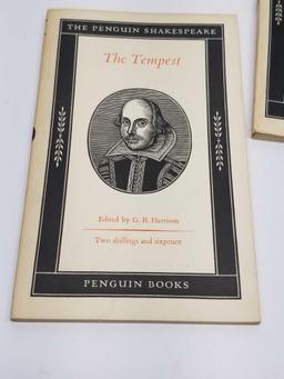 1958 Shakespeare Paperback Books 3 Units