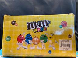 M&M clock radio tape dispenser and can?t dispenser